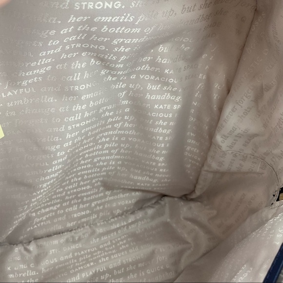 KATE SPADE HYDE LANE GINGHAM LEATHER BACKPACK HARTLEY - Picture 9 of 17